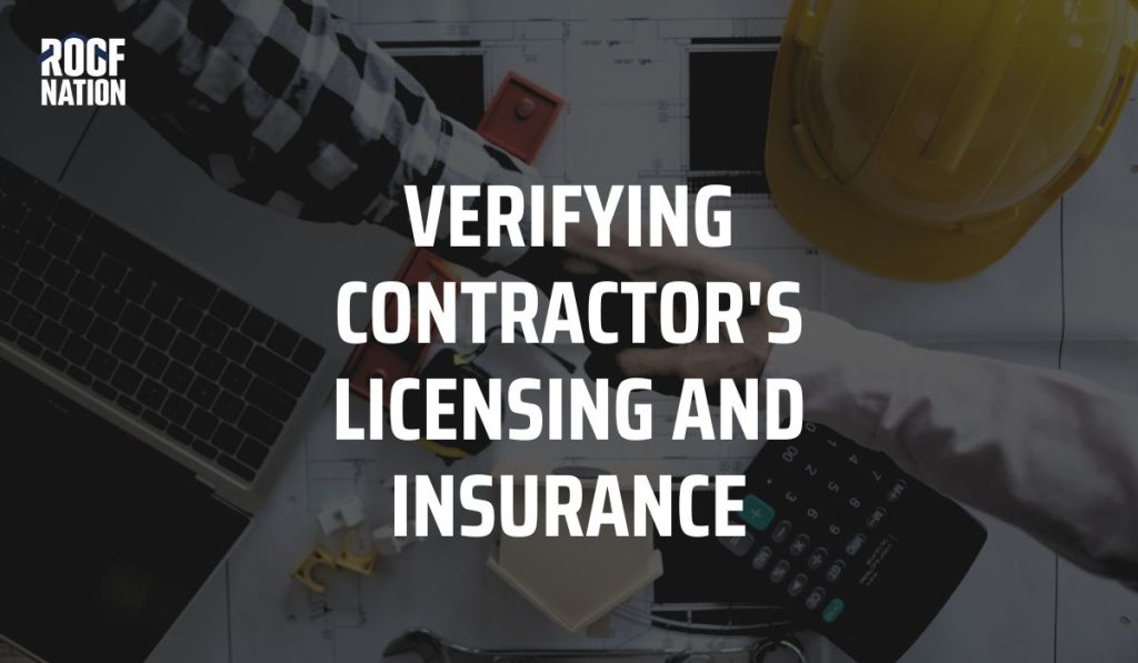 Verifying Contractor's Licensing And Insurance